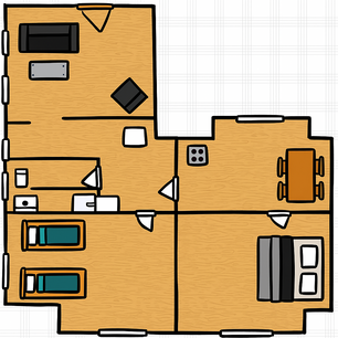 Grundriss Ferienwohnung Louis